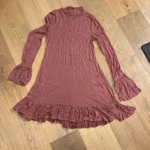 Express mock neck dress
